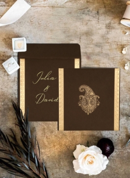 Embossed Wedding Cards-123WeddingCards