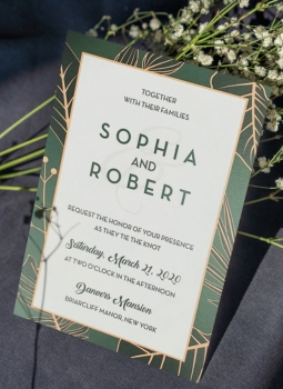 Romantic Wedding Invitations-123WeddingCards